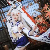 焖焖碳《绫波改》主题写真：25张全套美图