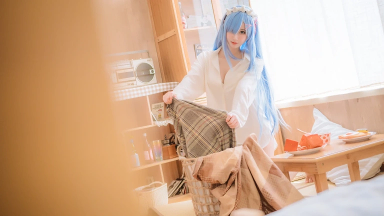 羽生三未《蕾姆》主题写真：32张全套美图