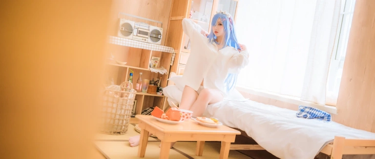 羽生三未《蕾姆》主题写真：32张全套美图