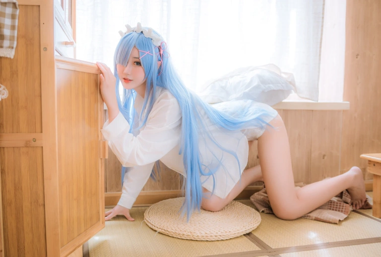 羽生三未《蕾姆》主题写真：32张全套美图