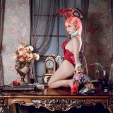 是一只熊仔《碧蓝档案 美甘宁瑠》主题写真：35张全套美图