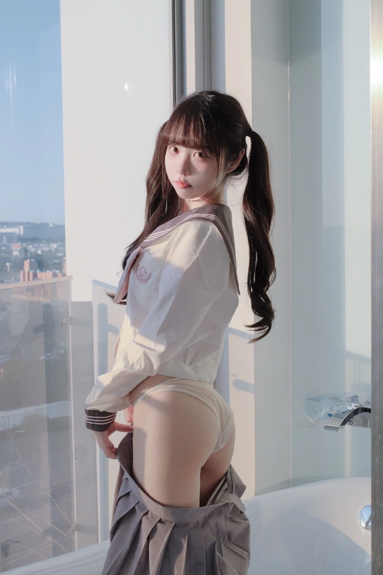 可可小白兔《放课后的私人时间》主题写真：48张全套美图