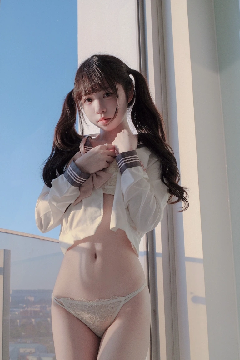 可可小白兔《放课后的私人时间》主题写真：48张全套美图