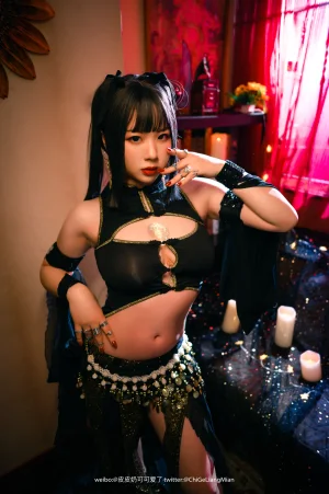 皮皮奶《舞娘》主题写真：50张全套美图