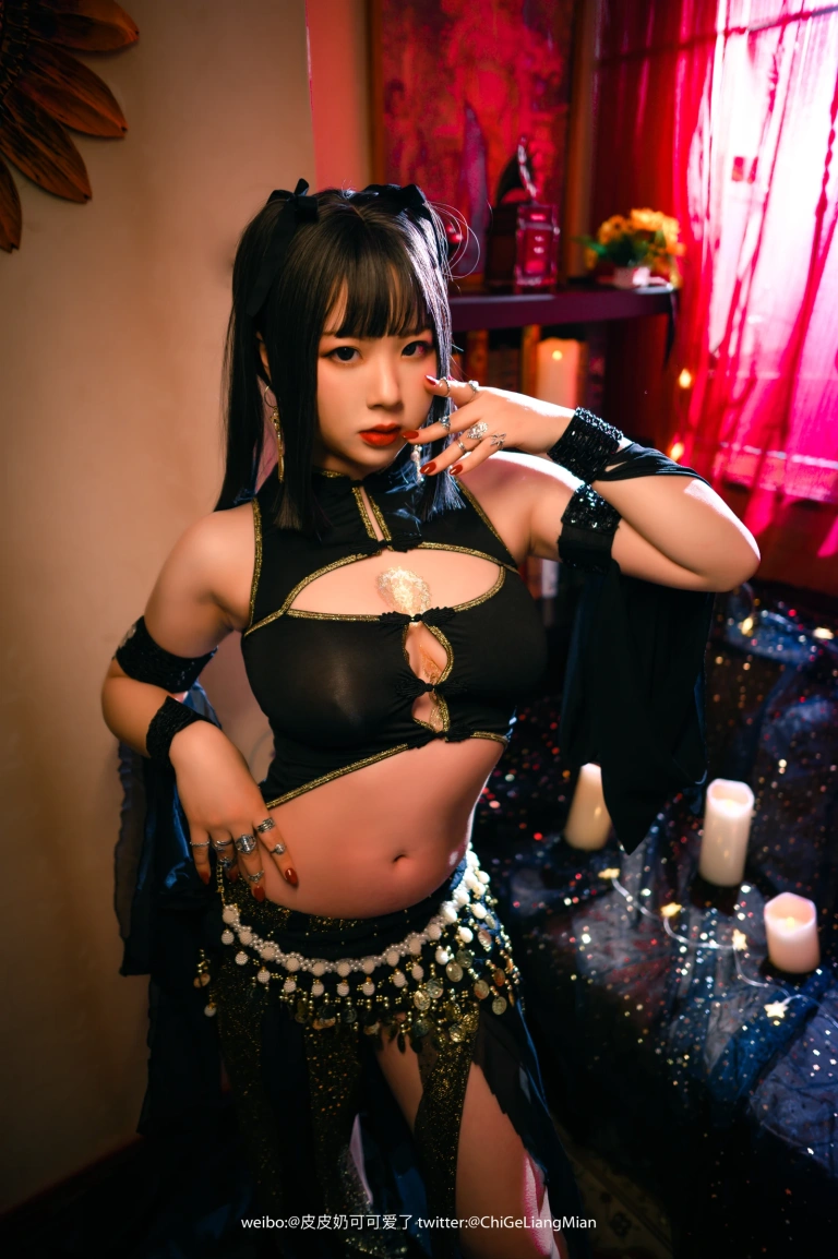 皮皮奶《舞娘》主题写真：50张全套美图