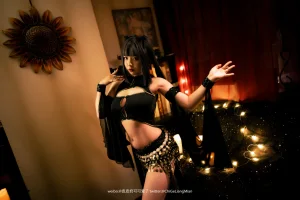 皮皮奶《舞娘》主题写真：50张全套美图