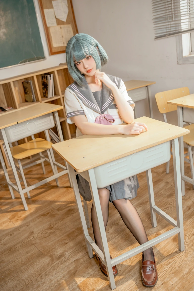 桃良阿宅《不良JK》主题写真：106张全套美图