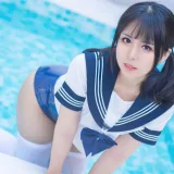 虎森森《JK死库水》主题写真：35张全套美图