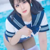 虎森森《JK死库水》主题写真：35张全套美图