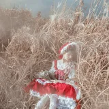 阿包也是兔娘《Lolita红裙》主题写真：12张全套美图