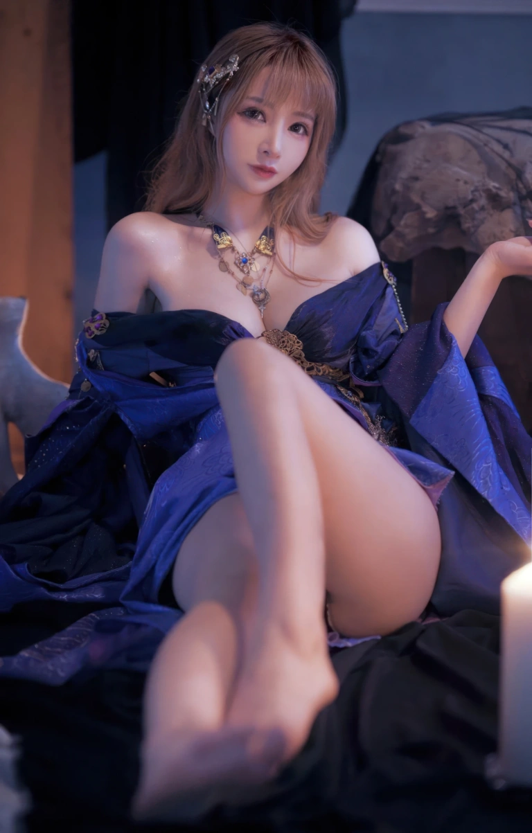 叉子宝宝《逆水寒 九灵》主题写真：12张全套美图