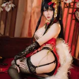 焖焖碳《大凤旗袍》主题写真：20张全套美图
