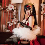 焖焖碳《大凤旗袍》主题写真：20张全套美图