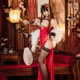 焖焖碳《大凤旗袍》主题写真：20张全套美图