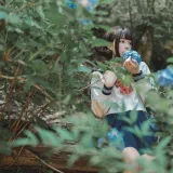 凛子酱《紫阳花》主题写真：27张全套美图