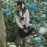 凛子酱《紫阳花》主题写真：27张全套美图