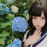 凛子酱《紫阳花》主题写真：27张全套美图