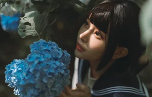 凛子酱《紫阳花》主题写真：27张全套美图
