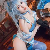 虎森森《少女前线 翠雀媚》主题写真：40张全套美图