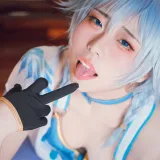 虎森森《少女前线 翠雀媚》主题写真：40张全套美图