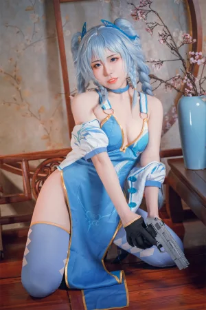 虎森森《少女前线 翠雀媚》主题写真：40张全套美图