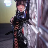 抱走莫子《黑护士》主题写真：40张全套美图