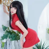 恩田直幸《红旗袍》主题写真：41张全套美图