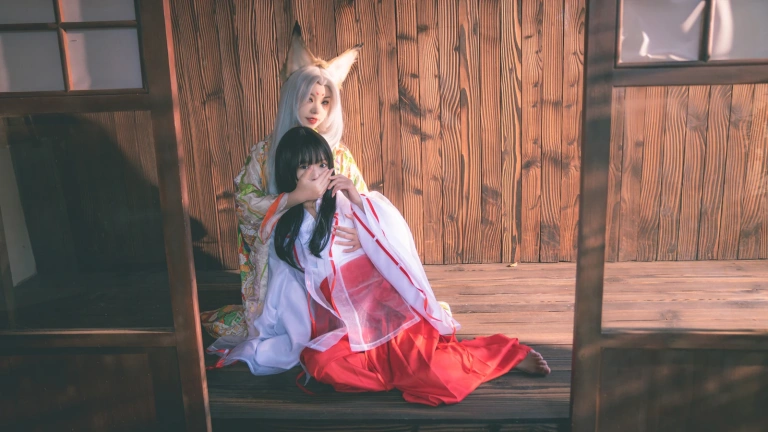 一北亦北&寒烟烟烟《侍神令》主题写真：47张全套美图