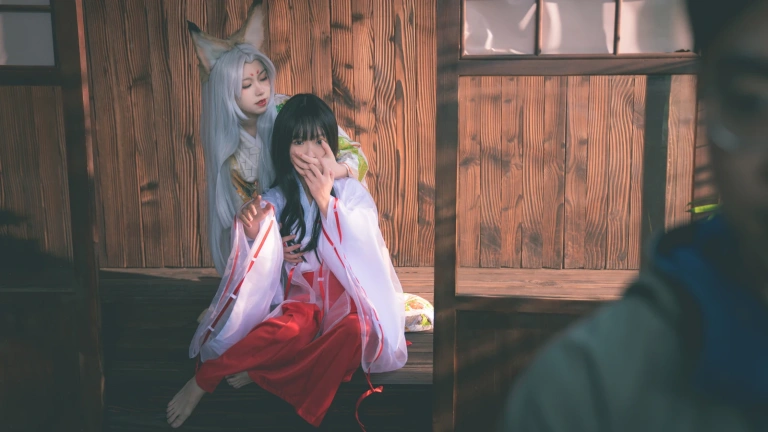 一北亦北&寒烟烟烟《侍神令》主题写真：47张全套美图