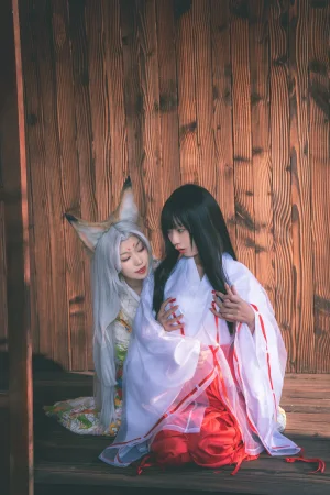 一北亦北&寒烟烟烟《侍神令》主题写真：47张全套美图