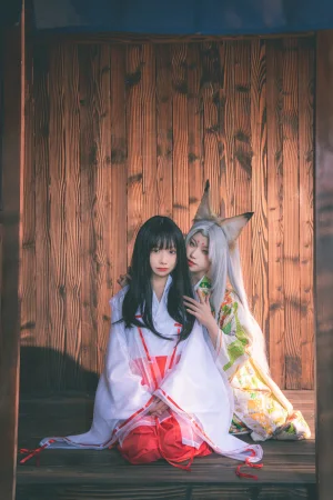 一北亦北&寒烟烟烟《侍神令》主题写真：47张全套美图