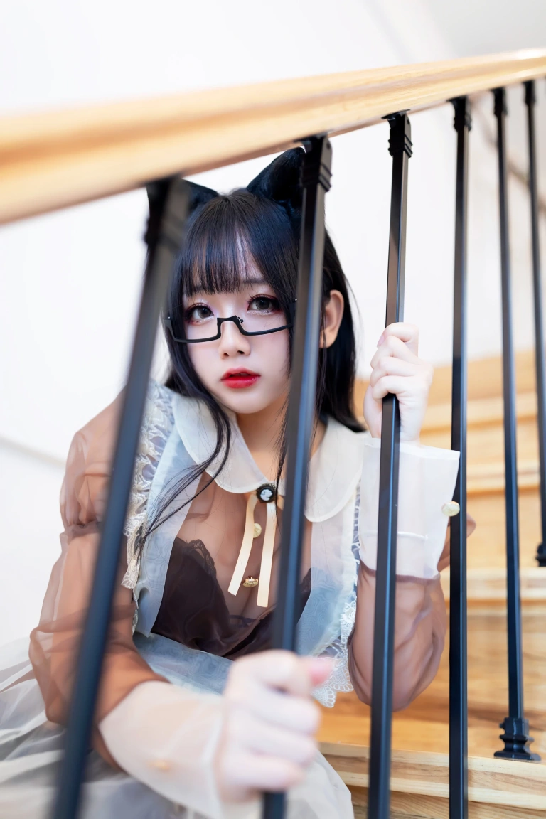 日奈娇(椎名莜)《透明女仆》主题写真：47张全套美图