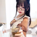 日奈娇(椎名莜)《透明女仆》主题写真：47张全套美图