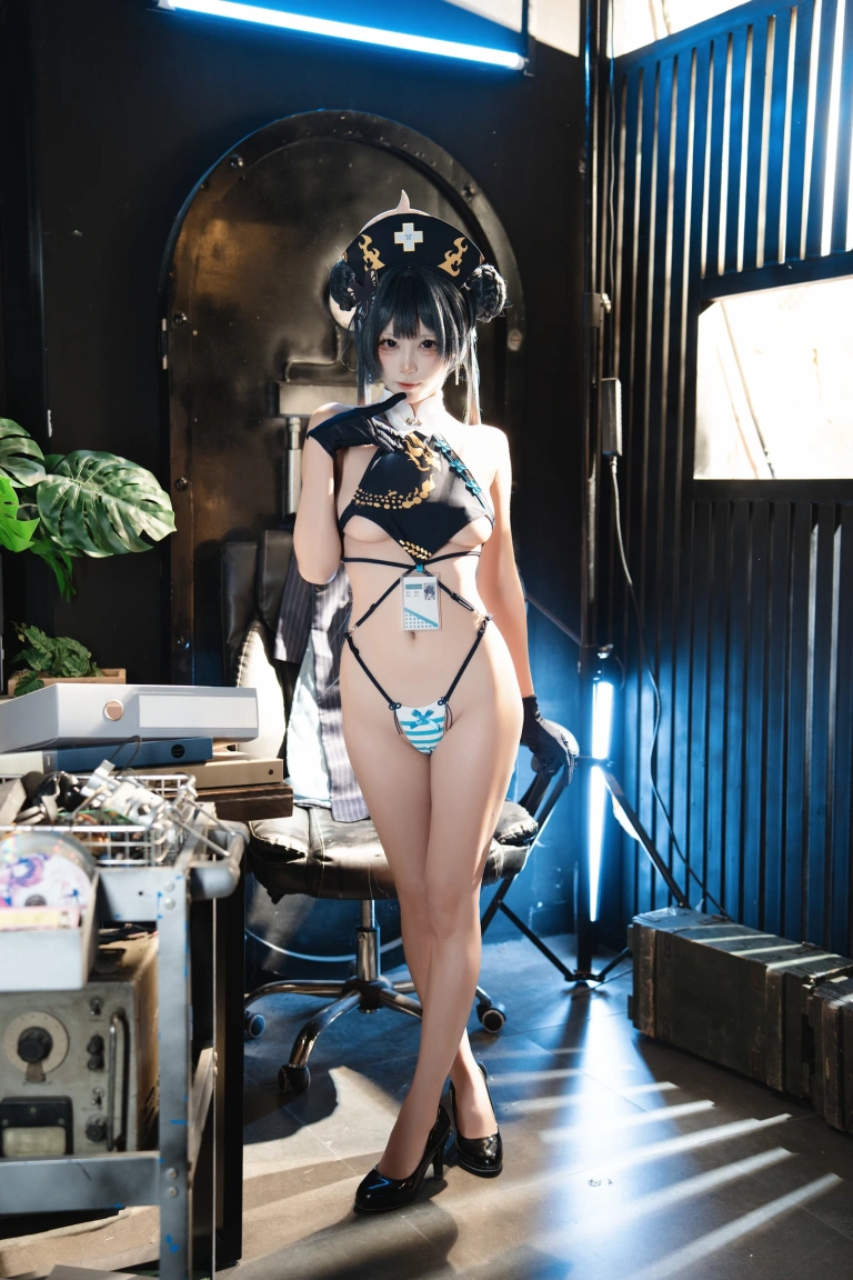 三無人型《蔚蓝档案 妃咲》主题写真：72张全套美图