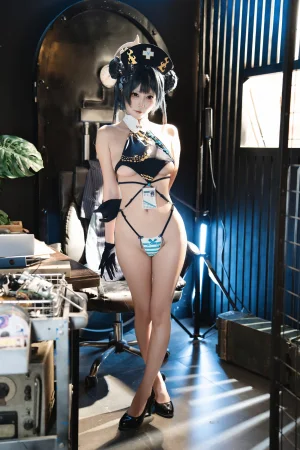 三無人型《蔚蓝档案 妃咲》主题写真：72张全套美图
