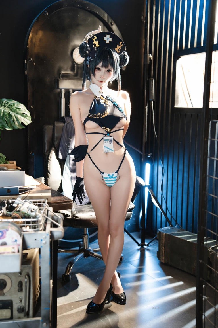 三無人型《蔚蓝档案 妃咲》主题写真：72张全套美图