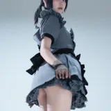 清水凪《手提箱与灰色女仆》主题写真：80张全套美图