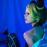 清青琴玖《JOJO的奇妙冒险》主题写真：25张全套美图