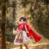 阿包也是兔娘《Lolita红裙2》主题写真：28张全套美图