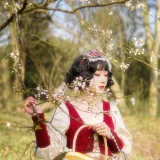 阿包也是兔娘《Lolita红裙2》主题写真：28张全套美图