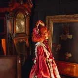 阿包也是兔娘《Lolita红裙2》主题写真：28张全套美图