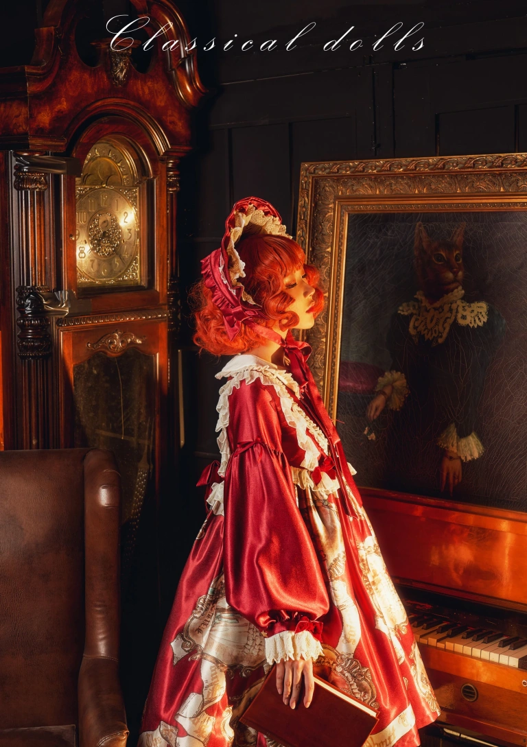 阿包也是兔娘《Lolita红裙2》主题写真：28张全套美图