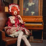 阿包也是兔娘《Lolita红裙2》主题写真：28张全套美图
