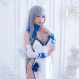 芋圆侑子《路易九世礼服》主题写真：12张全套美图