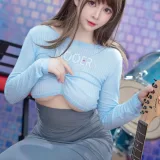叉子宝宝《吉他妹妹》主题写真：23张全套美图