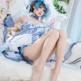 九柒喵《柴郡冰雪公主》主题写真：32张全套美图