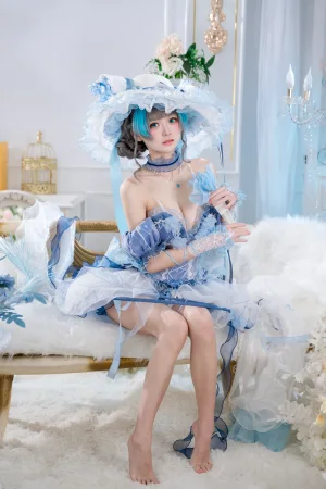九柒喵《柴郡冰雪公主》主题写真：32张全套美图