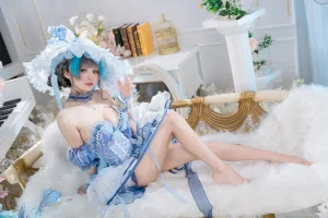 九柒喵《柴郡冰雪公主》主题写真：32张全套美图