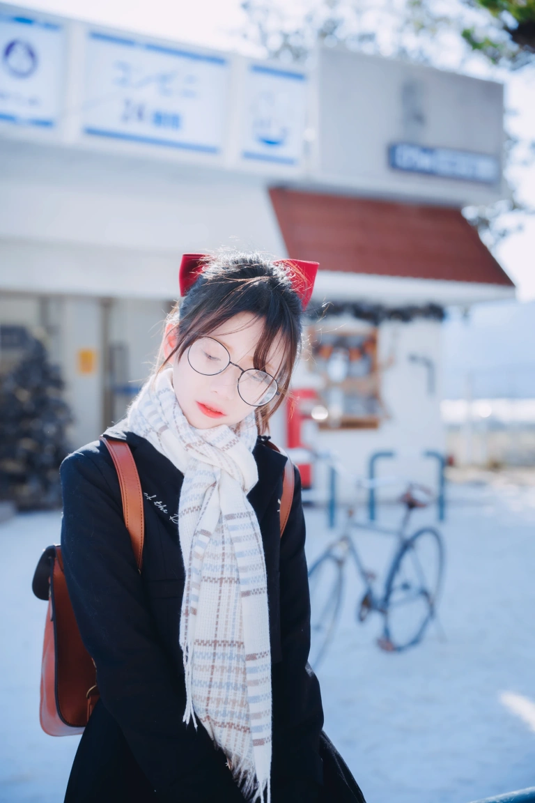 清青琴玖《恋冬》主题写真：33张全套美图