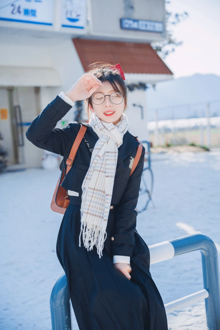 清青琴玖《恋冬》主题写真：33张全套美图